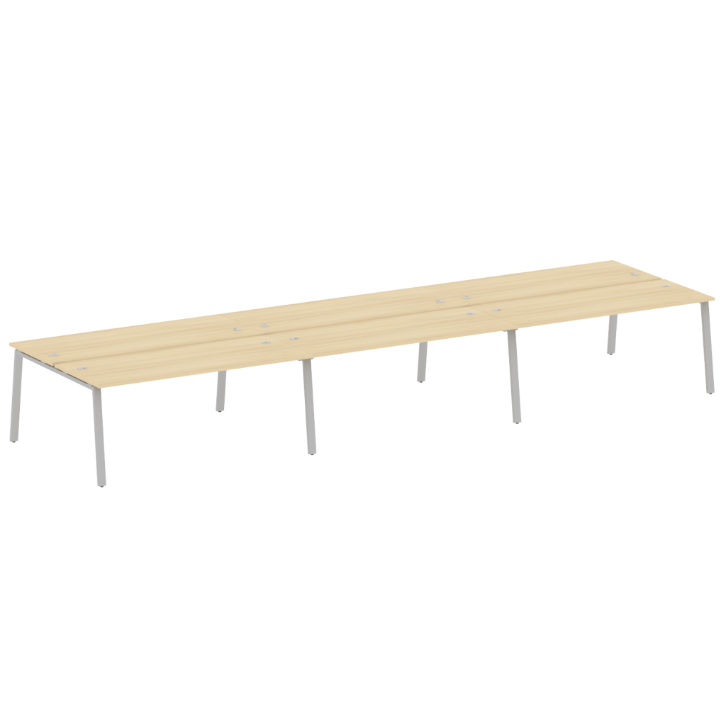 Рабочая станция на 6 рабочих мест Рива Метал Систем 5400*1475*750 Рива Метал Систем Акация Лорка